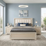 Alabaster Beige California King Bed