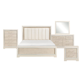 Alabaster Beige 5pc Bedroom Set