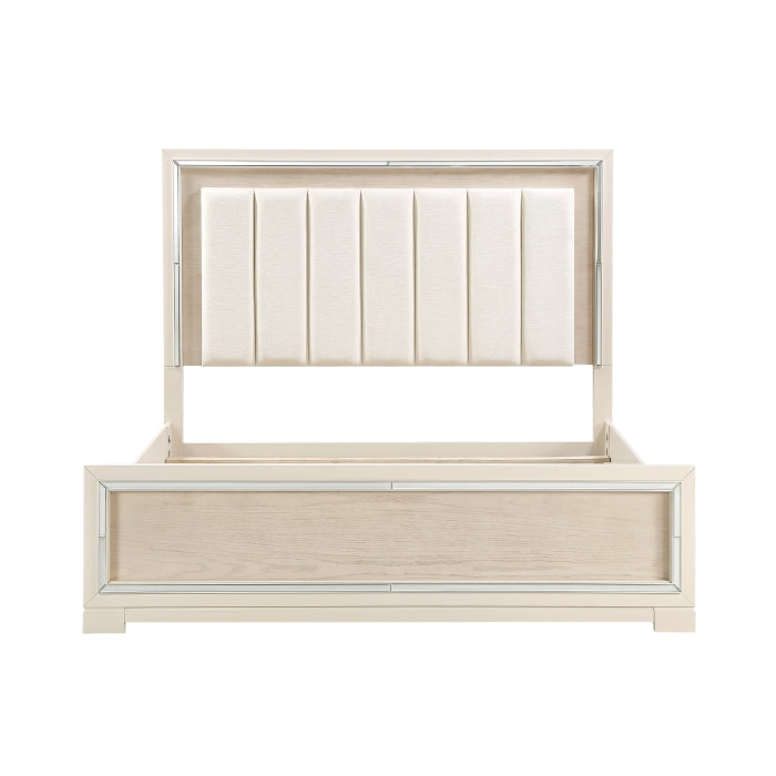 Alabaster Beige Eastern King Bed