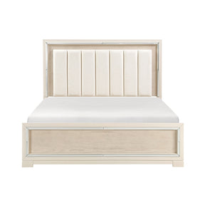Alabaster Beige Eastern King Bed
