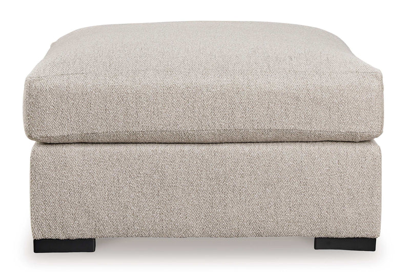 Ballyton Sand Oversized Accent Ottoman - Ornate Home