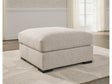 Ballyton Sand Oversized Accent Ottoman - Ornate Home