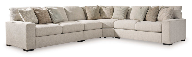 Ballyton Sand 4pc Corner Sectional - Ornate Home