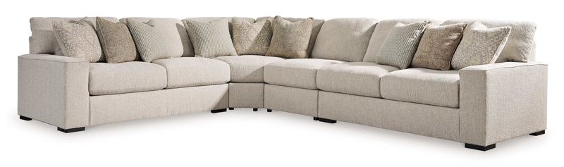 Ballyton Sand 4pc Corner Sectional - Ornate Home