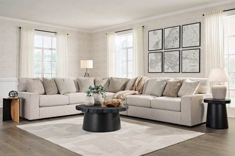 Ballyton Sand 4pc Corner Sectional - Ornate Home