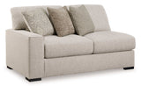 Ballyton Sand 3pc Symmetrical Sectional - Ornate Home