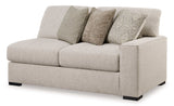 Ballyton Sand 3pc Symmetrical Sectional - Ornate Home