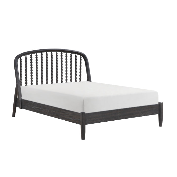 Olson Blue Full Platform Bed