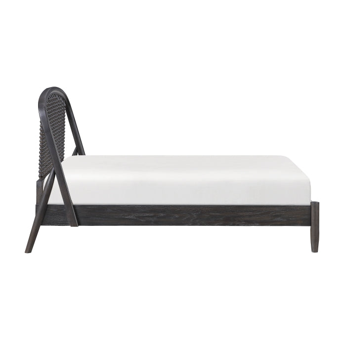 Olson Blue Full Platform Bed