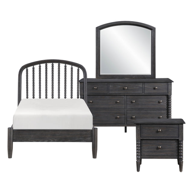 Olson Blue 4pc Bedroom Set