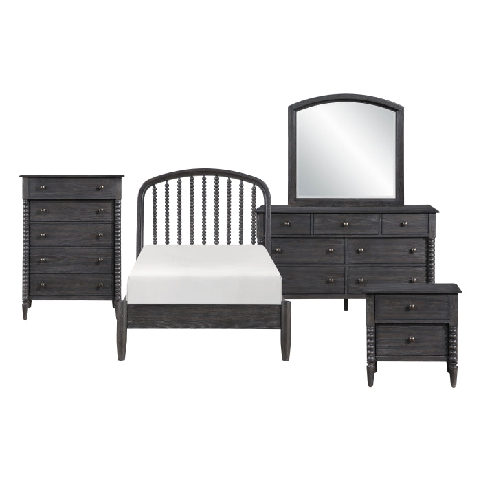 Olson Blue 5pc Bedroom Set