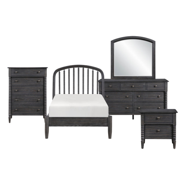 Olson Blue 5pc Bedroom Set
