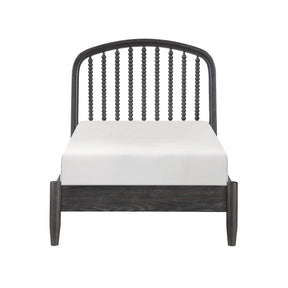 Olson Blue Twin Platform Bed