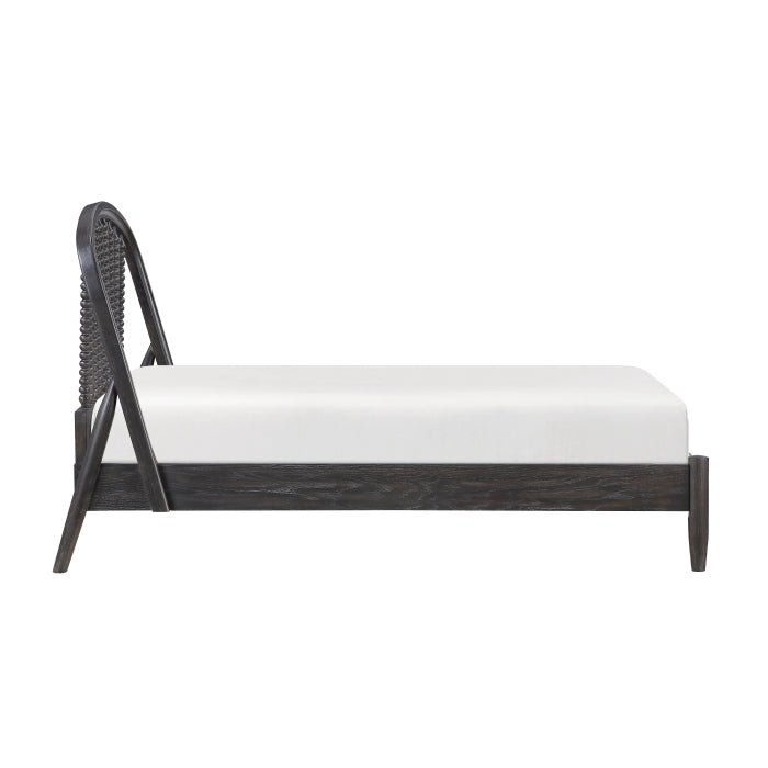 Olson Blue Twin Platform Bed