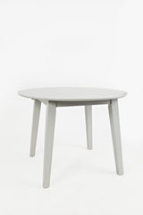 Simplicity Dove Round Drop Leaf Table w/ 2 X-Back Chairs