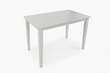 Simplicity Dove Counter Table w/ 4 X-Back Stools