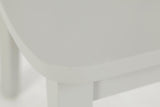 Simplicity Dove Round Drop Leaf Table w/ 2 X-Back Chairs