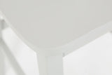 Simplicity Dove Counter Table w/ 4 X-Back Stools