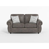 Pinnacle Brown Loveseat