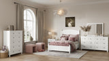 Westport White Full Panel Bed