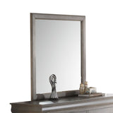 Louis Philippe III Antique Gray Mirror