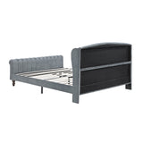 Heirloom Gray Queen Platform Bed