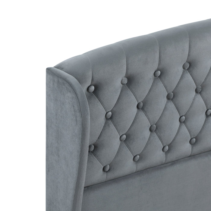 Heirloom Gray Queen Platform Bed