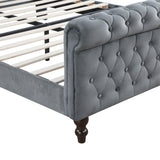 Heirloom Gray Queen Platform Bed
