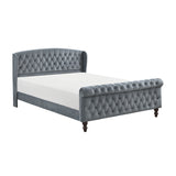 Heirloom Gray Queen Platform Bed