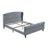 Heirloom Gray Queen Platform Bed