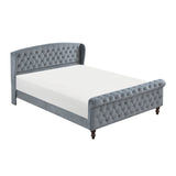 Heirloom Gray Queen Platform Bed