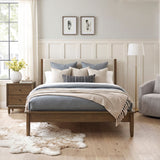 Marlow Beige Queen Platform Bed