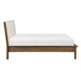 Marlow Beige Queen Platform Bed