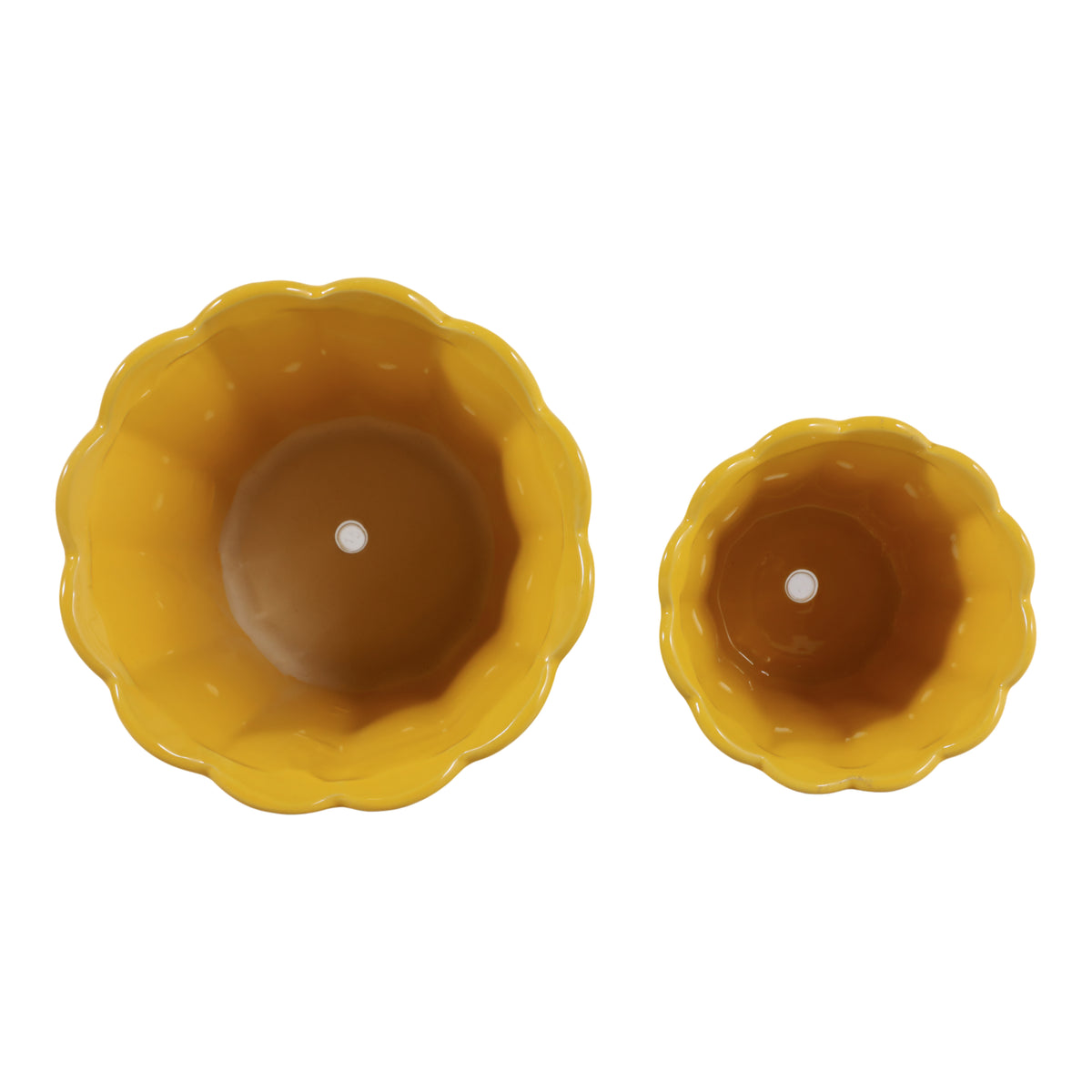 Deangrove Yellow Planters (Set of 2)