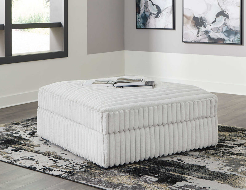 (Online Special Price) Stupendous Alloy Corduroy Oversized Accent Ottoman - Ornate Home