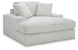 Stupendous Alloy 4-Piece Sectional, Oversized Chaise and Ottoman (Online Special Price)