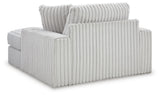 Stupendous Alloy 4-Piece Sectional, Oversized Chaise and Ottoman (Online Special Price)