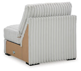 Stupendous Alloy 4-Piece Sectional, Oversized Chaise and Ottoman (Online Special Price)