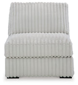 Stupendous Alloy 4-Piece Sectional, Oversized Chaise and Ottoman (Online Special Price)