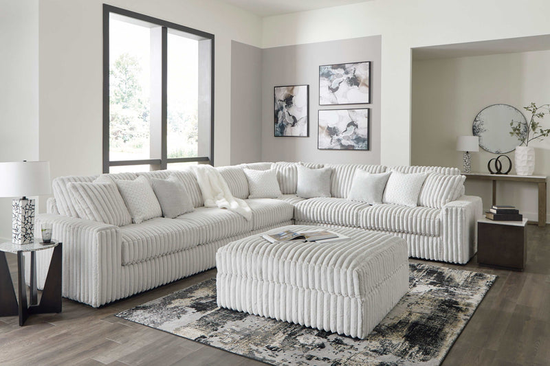 (Online Special Price) Stupendous Alloy Corduroy Symmetrical Sectional Living Room Set / 4pc - Ornate Home