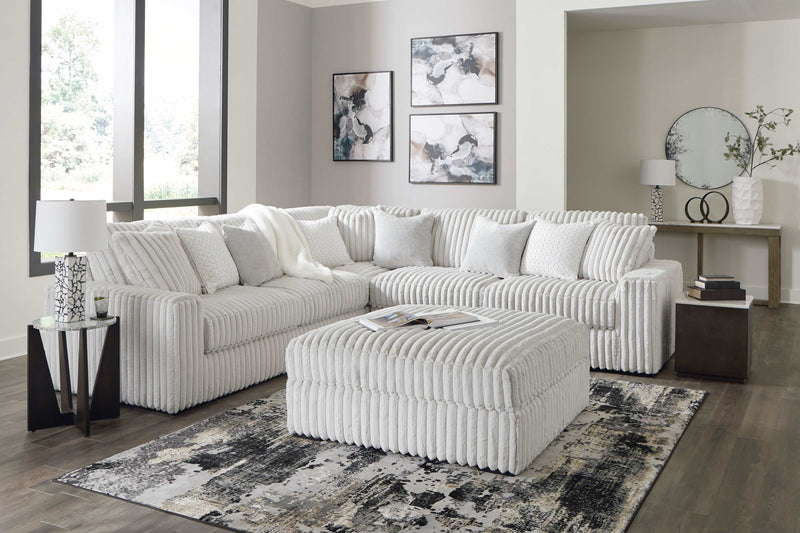 (Online Special Price) Stupendous Alloy Corduroy Symmetrical Sectional Living Room Set / 3pc - Ornate Home