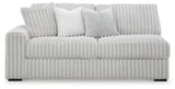 Stupendous Alloy 4-Piece Sectional, Oversized Chaise and Ottoman (Online Special Price)