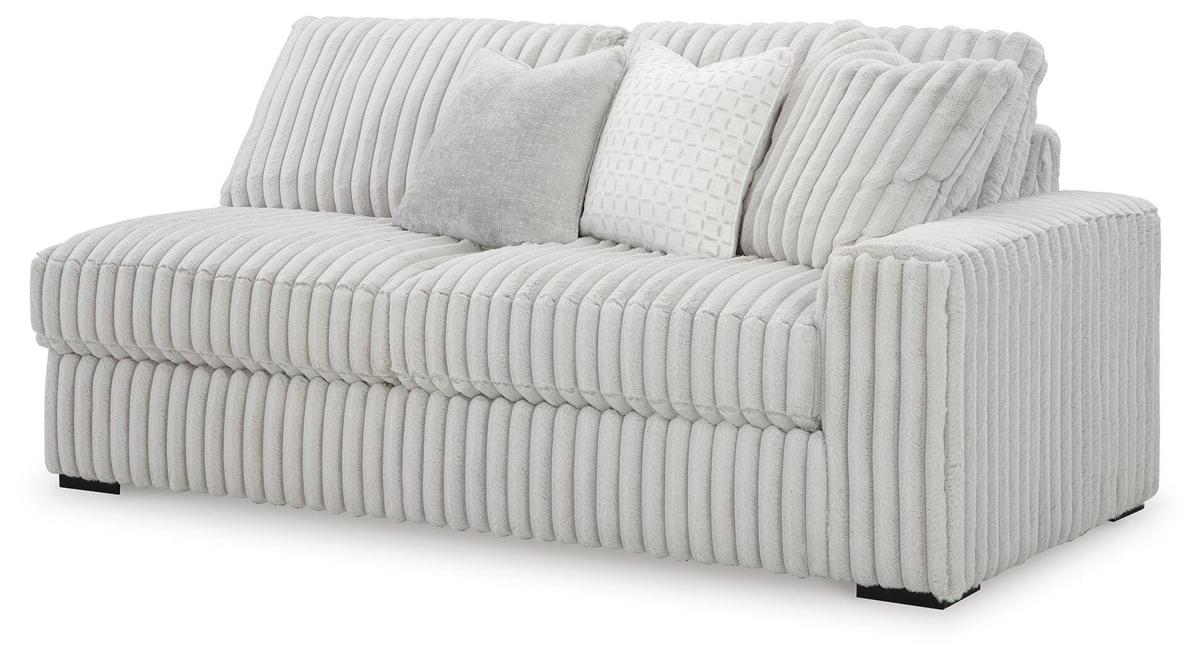 Stupendous Alloy 4-Piece Sectional, Oversized Chaise and Ottoman (Online Special Price)