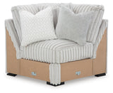 Stupendous Alloy 4-Piece Sectional, Oversized Chaise and Ottoman (Online Special Price)