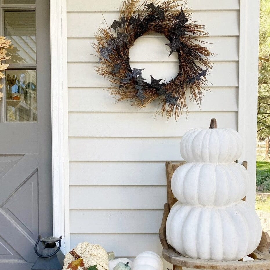 26" Halloween Bats Twig Wreath