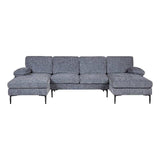 Azariah U Shape 3pc Sectional Sofa - Ornate Home