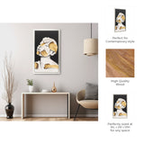 Copperopolis White/Gold Hand Painted Deep Thought Wall Art - 70298-02