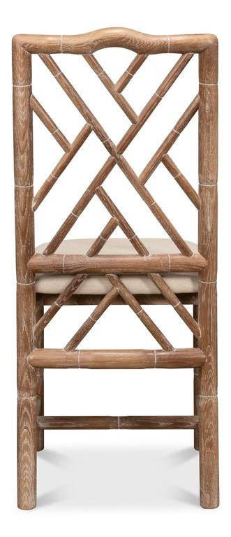 Brighton Bamboo Beige Side Chair (Set of 2)