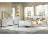 Louis Philippe Platinum Eastern King Bed - Ornate Home