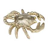 Imola Champagne Metal Crab Decor
